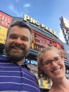 Noëlle and Tom at PNC Park